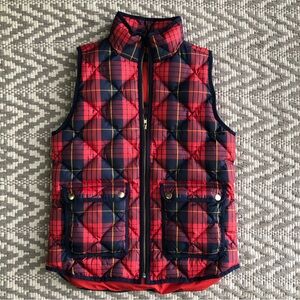 J Crew excursion plaid tartan vest